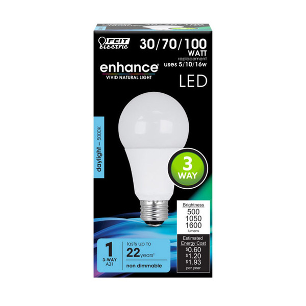 Feit Electric LED A21 E26 DL 100W 3WY A30/100/950CA